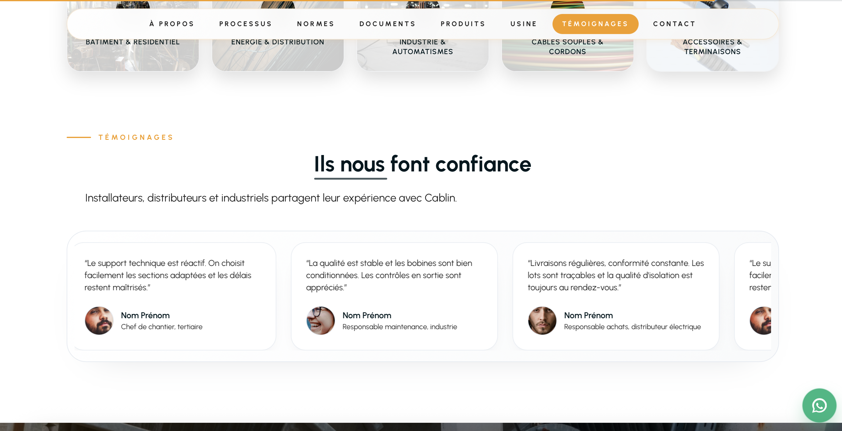 Cablin contact page placeholder