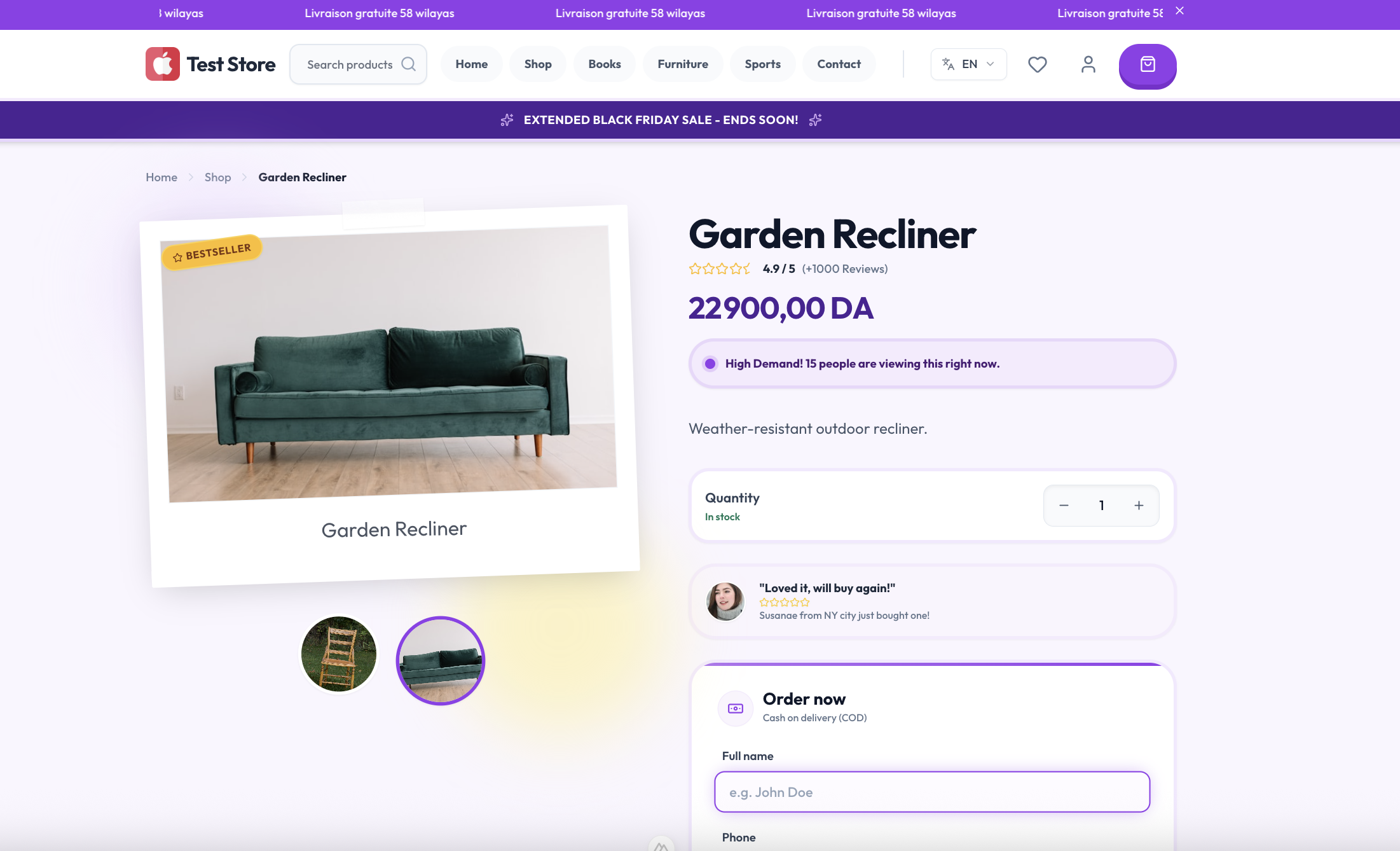 Swekly SaaS Product Page Example